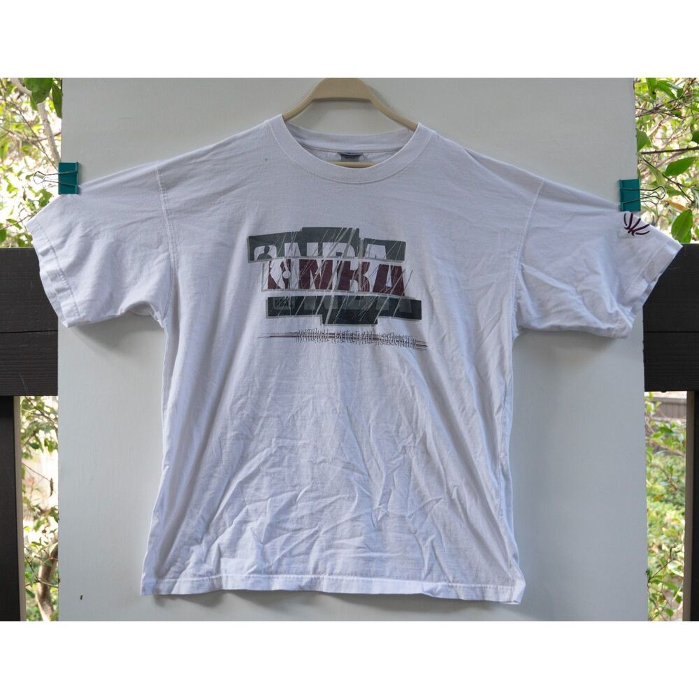 Vintage NBA Elevation National Basketball Association‎ Graphic T-Shirt White XL